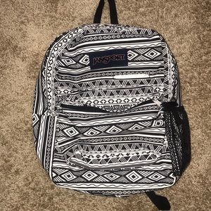 Jansport Black and White Bookbag